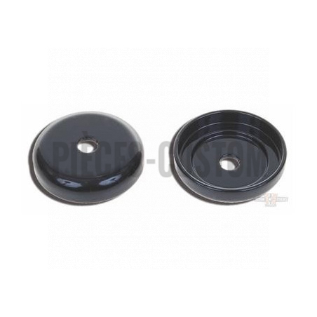 Cache inférieur de Té de fourche Noir brillant pour Sportster de 2007 à 2017