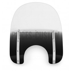 Pare-brise Memphis Shades Slim Dégradé noir Hauteur 43cm