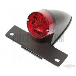 Feu Sparto Noir homologué avec support de plaque