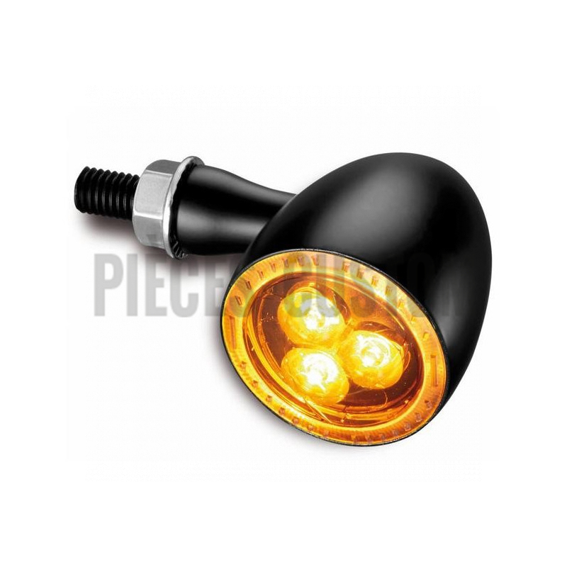 Clignotant à Led Bullet 1000 Dark Kellermann Homologué