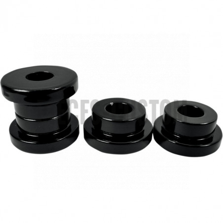 Fixation de guidon rigide La Choppers Noir brillant