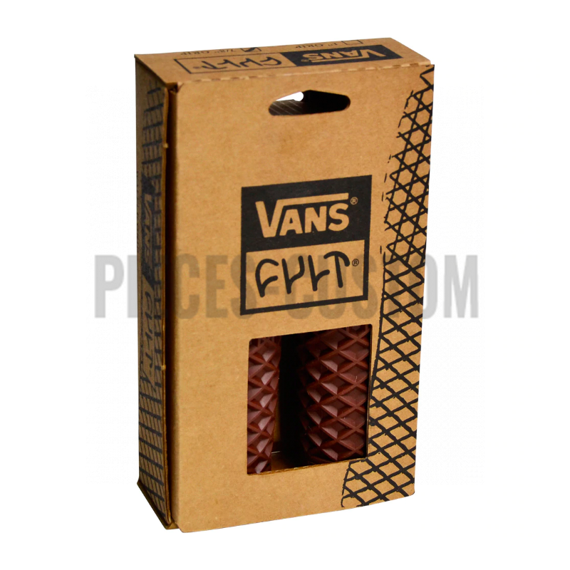 Poignées 1" ODI Vans Cult V-Twin Marron