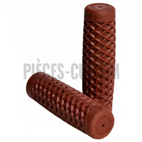 Poignées 22mm ODI Vans Cult V-Twin Marron