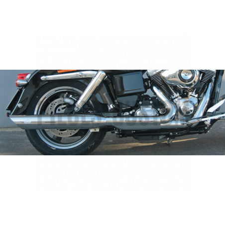 Silencieux-MCJ-réglables-Edition-100-sortie-slashcut-pour-Dyna-FLD-de-2012-à-2016