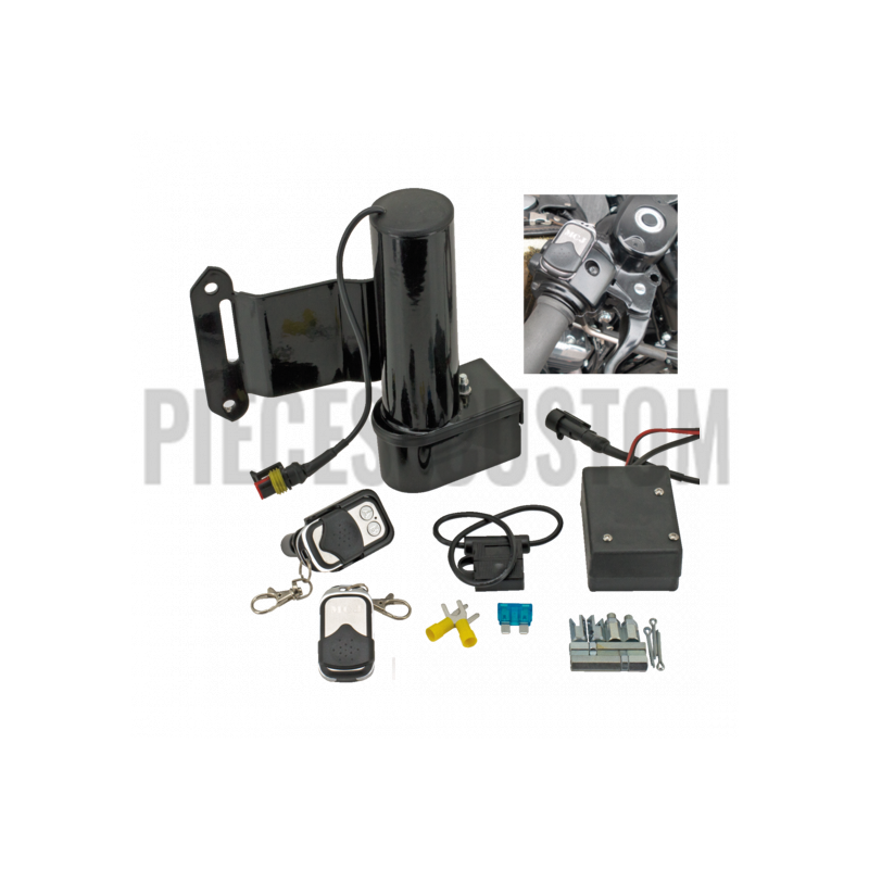 Silencieux MCJ réglables Royal 80 chromé pour Softail FLSTN de 2005 à 2006