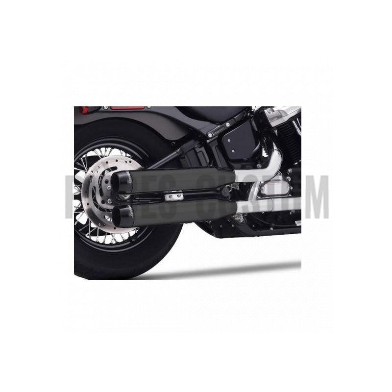 Silencieux-Rinehart-3.5"-Noir-embouts-noirs-pour-Softail-de-2018-à-2021