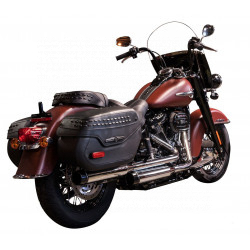 Silencieux-Rinehart-3.5"-Noir-embouts-Noir-Softail-FLSTC-FLSTN-de-2018-à-2021