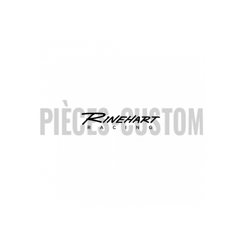 Silencieux Rinehart 3" Noir embouts Chrome Softail FLSTN FLSS de 2007 à 2017
