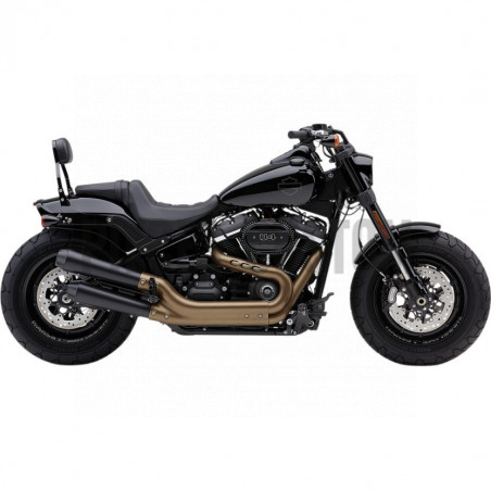 Silencieux Cobra El diablo Noir pour Softail FXFB et FXFBS de 2018 à 2019