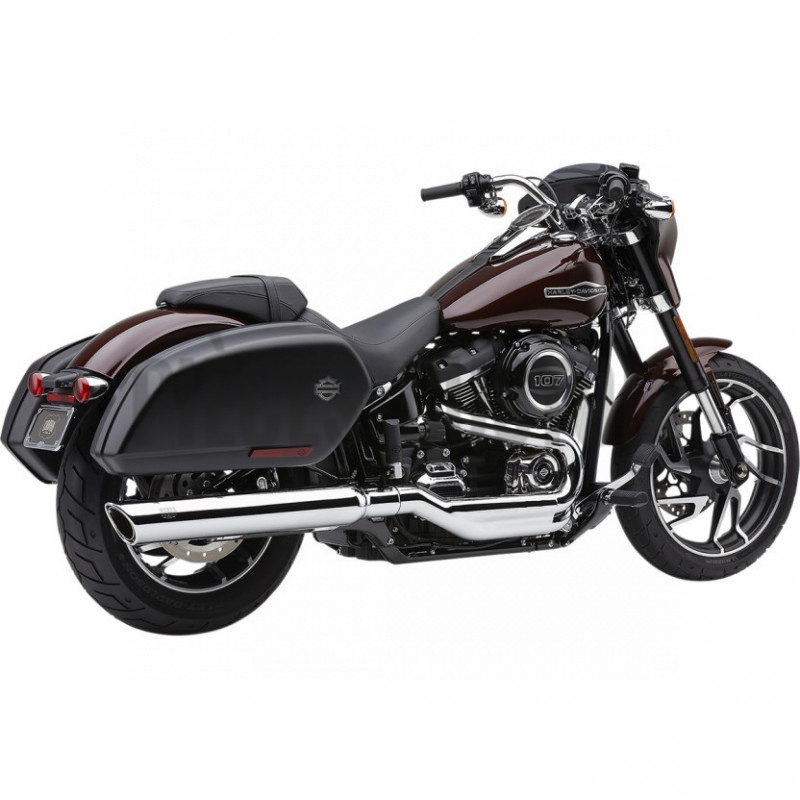 Silencieux-Cobra-909-Twins-Chromé-pour-Softail-FLSB-de-2018-à-2021