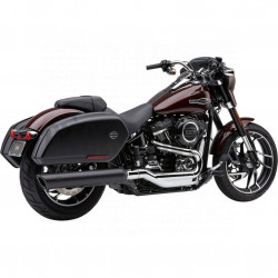 Silencieux-Cobra-909-Twins-Noir-pour-Softail-FLSB-de-2018-à-2021