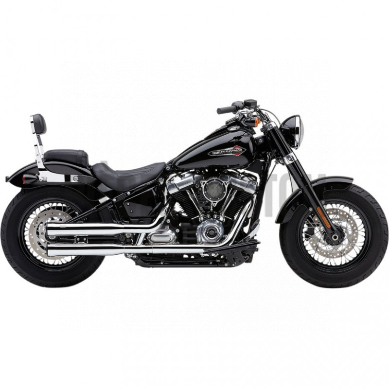 Silencieux-Cobra-3"-RPT-Chrome-pour-Softail-de-2018-à-2021