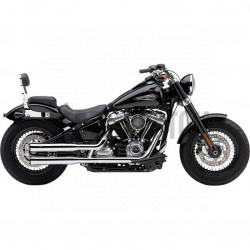 Silencieux-Cobra-3"-RPT-Chrome-pour-Softail-FLHC-FLHCS-et-FLDE-de-2018-à-2021