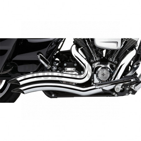 Echappement Cobra Short Swept Noir pour Touring de 2017 à 2019
