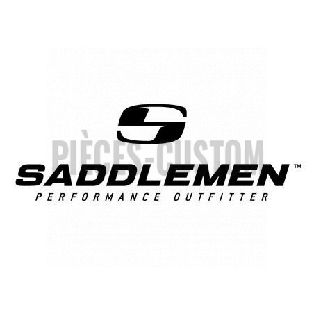 Plastron Saddlemen noir clouté pour Softail Lowrider FXLR de 2018 à 2019