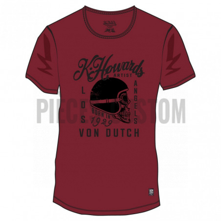 T-shirt Von Dutch Cortes Rouge