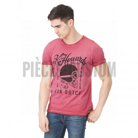 T-shirt Von Dutch Cortes Rouge
