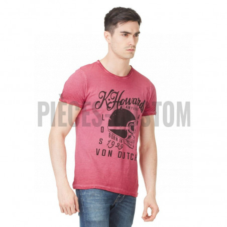 T-shirt Von Dutch Cortes Rouge