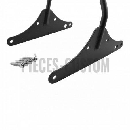 Sissy bar Tc Bros Noir 52cm Kickback pour Dyna de 2002 à 2005