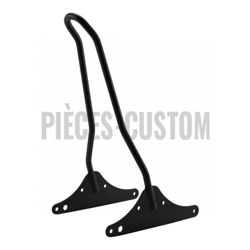 Sissy bar Tc Bros Noir 52cm Kickback pour Dyna de 2002 à 2005