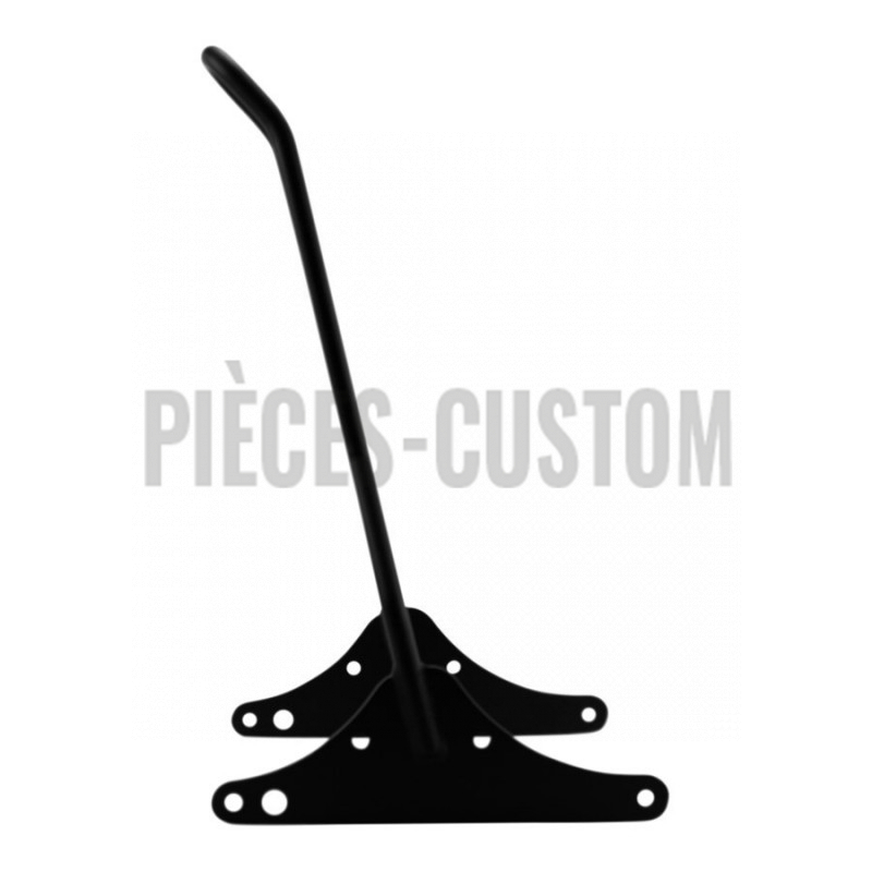 Sissy bar Tc Bros Noir 52cm Kickback pour Dyna de 2002 à 2005