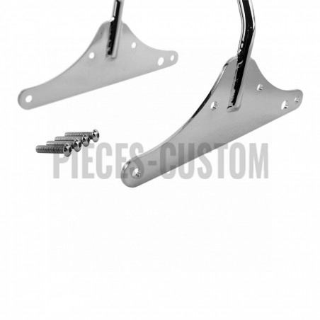 Sissy bar Tc Bros Chrome 52cm Kickback pour Dyna de 2002 à 2005