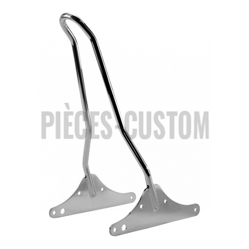 Sissy bar Tc Bros Chrome 52cm Kickback pour Dyna de 2002 à 2005