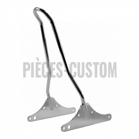 Sissy bar Tc Bros Chrome 52cm Kickback pour Dyna de 2002 à 2005