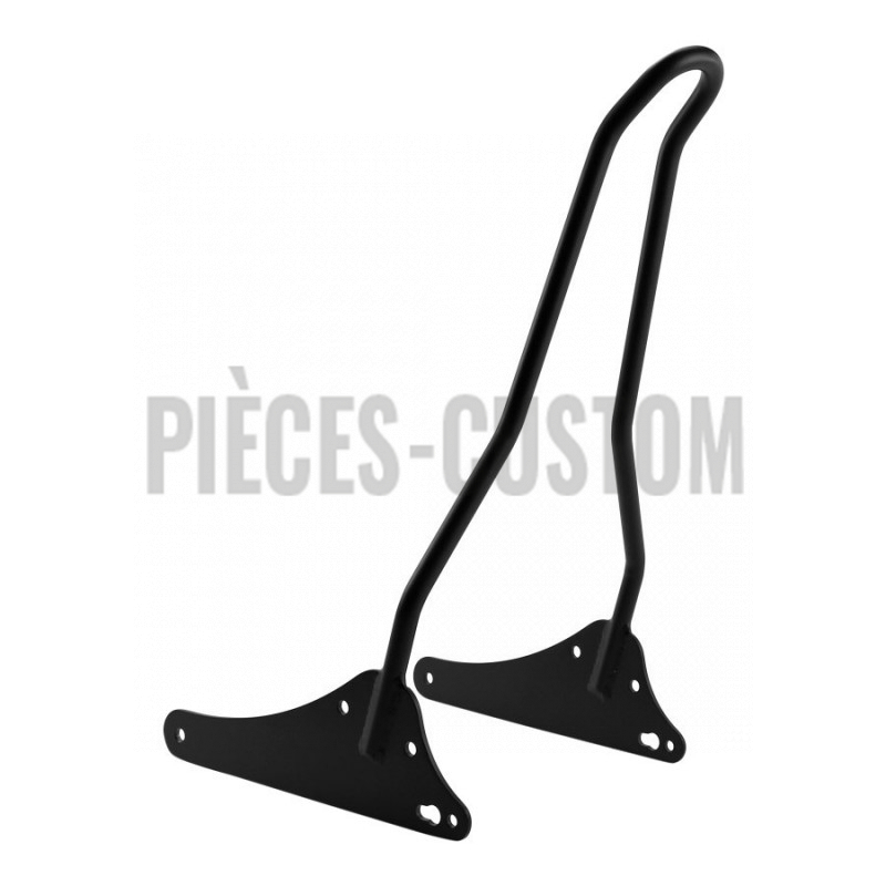 Sissy bar Tc Bros Noir 51cm Kickback pour Dyna de 2006 à 2017