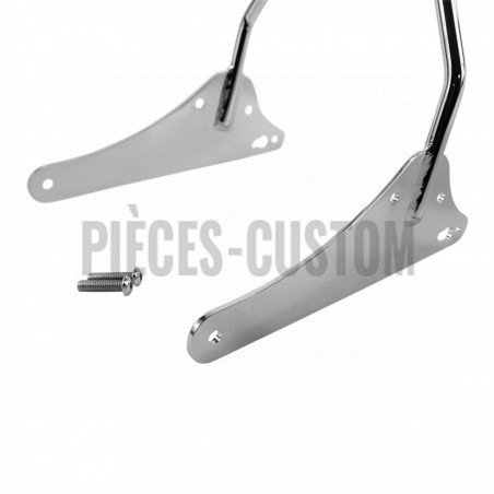 Sissy bar Tc Bros Chrome 51cm Kickback pour Dyna de 2006 à 2017