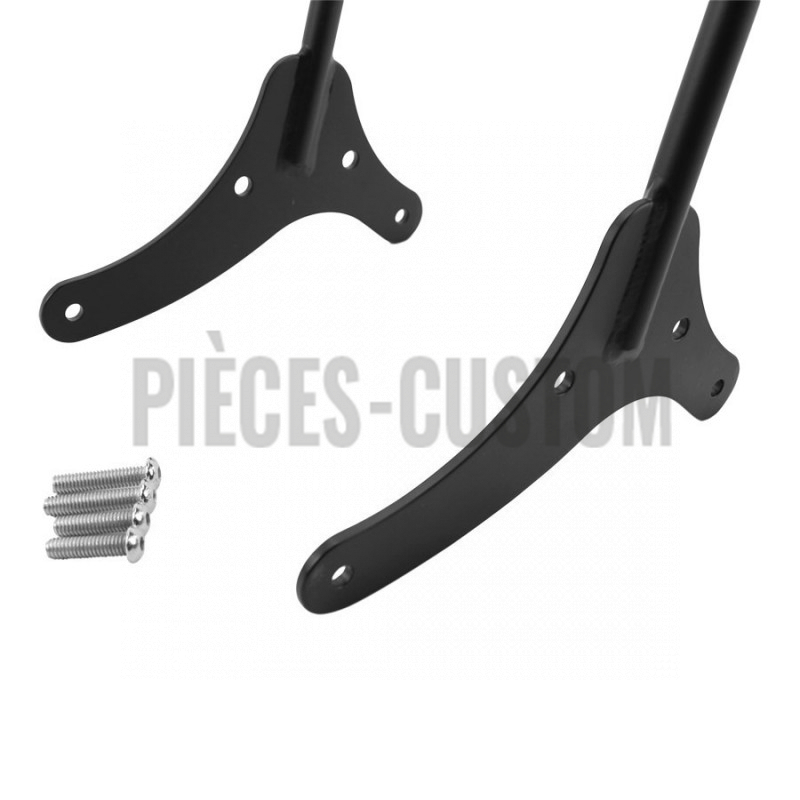 Sissy bar Tc Bros Noir 54cm Kickback pour Sportster XL de 1994 à 2003