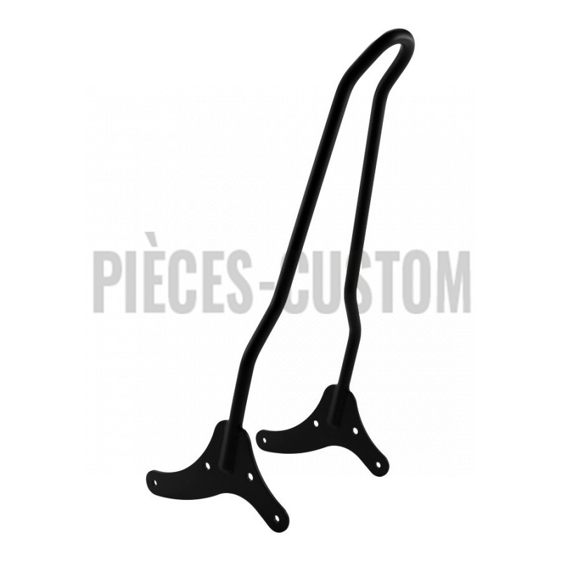 Sissy bar Tc Bros Noir 54cm Kickback pour Sportster XL de 1994 à 2003