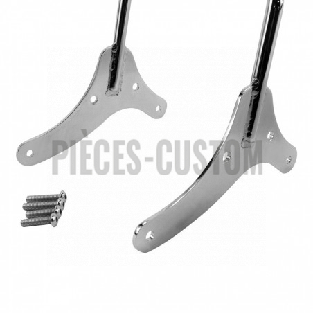 Sissy bar Tc Bros Chrome 54cm Kickback pour Sportster XL de 1994 à 2003
