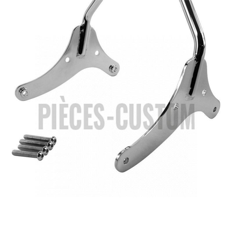 Sissy bar Tc Bros Chrome 52cm pour Sportster XL de 2004 à 2015