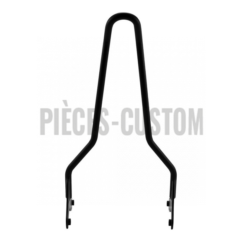 Sissy bar Tc Bros Noir 51cm Kickback pour Sportster XL de 2004 à 2015