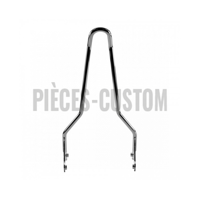 Sissy bar Tc Bros Chrome 51cm Kickback pour Sportster XL de 2004 à 2015