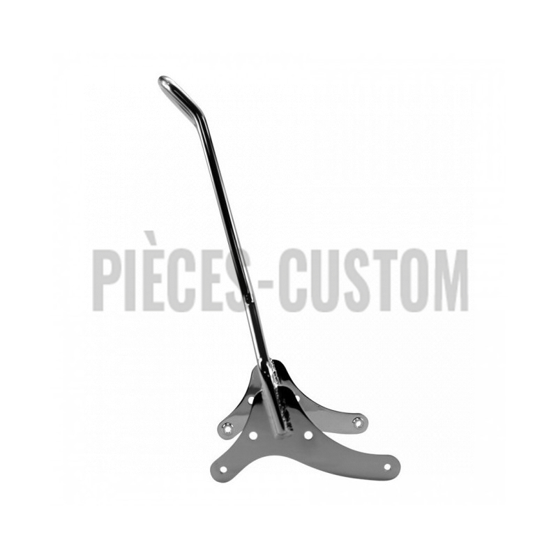 Sissy bar Tc Bros Chrome 51cm Kickback pour Sportster XL de 2004 à 2015