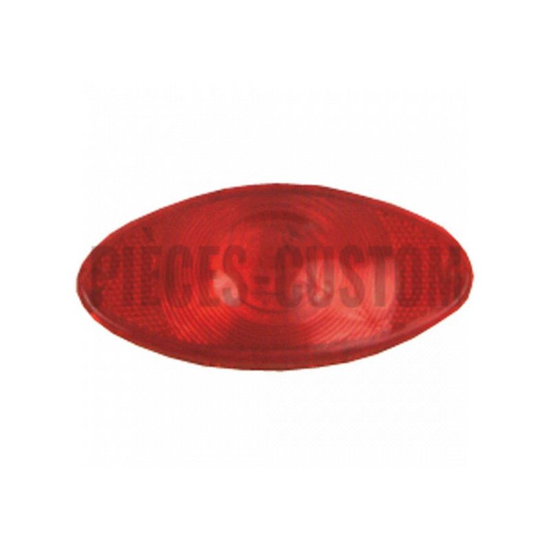 Lentille de remplacement rouge pour feu Cateye