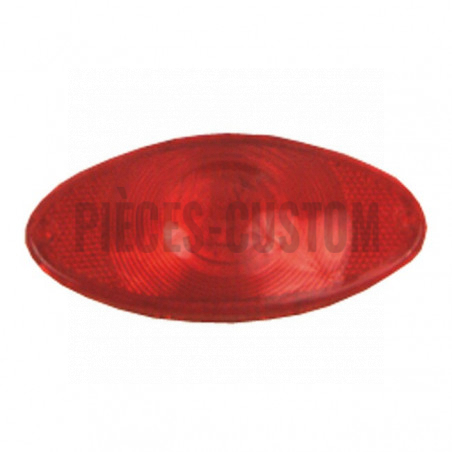 Lentille de remplacement rouge pour feu Cateye