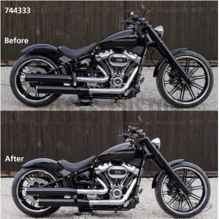 Kit de rabaissement Müller pour Softail Milwaukee Eight de 2018 à 2019