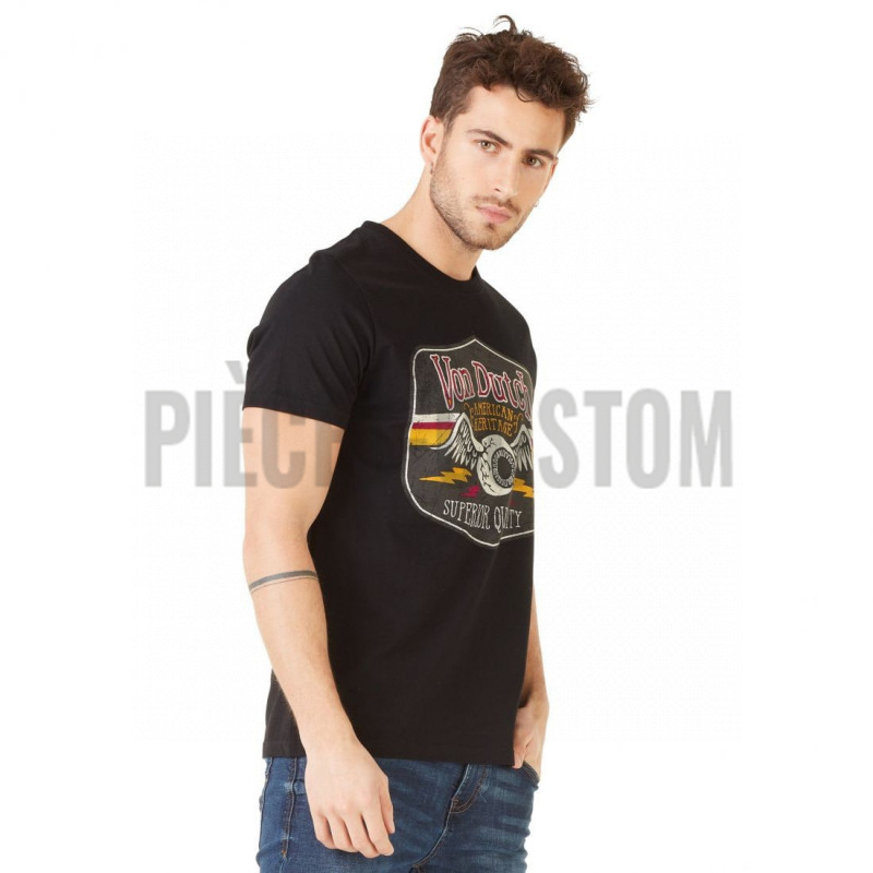 T-shirt Von Dutch Gas Noir