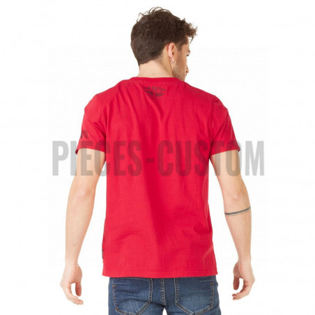T-shirt Von Dutch Rags rouge