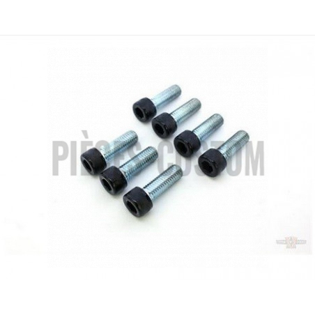 Kit-visserie-noir-brillant-pour-support-de-fourche-avant-V-Rod-de-2002-à-2017