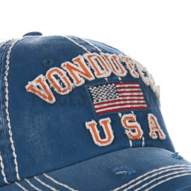 Casquette baseball Von Dutch Eric Bleu