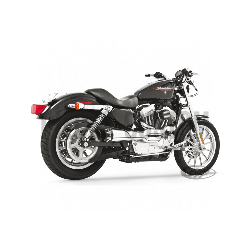 Echappement 2en1 Freedom Performanche Chromé pour Sportster de 2004 à 2016