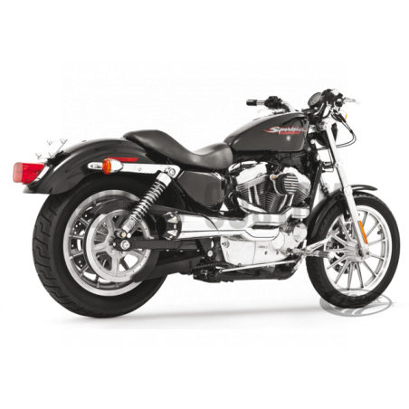 Echappement 2en1 Freedom Performanche Chromé pour Sportster de 2004 à 2016