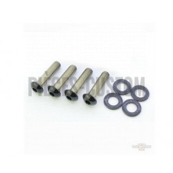 Kit visserie de sabre noire fixation avant uniquement pour Softail de 2007 à 2019