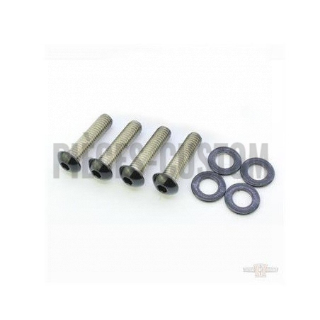 Kit visserie de sabre noire fixation avant uniquement pour Softail de 2007 à 2019