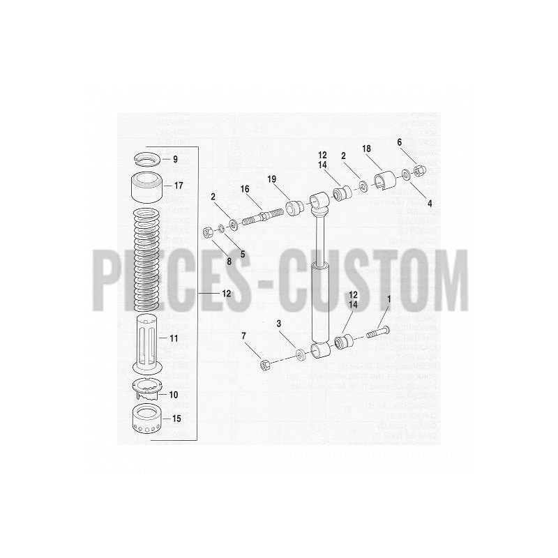 Vis-d'amortisseurs-OEM-pour-Dyna