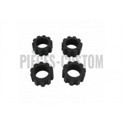 Set de caoutchoucs de risers pour Softail FLSTS de 1997 à 2017